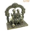 Lord Vishnu With Laxmi Ji Idol In Brass - 451 Gram - ( 4.50 Inch)