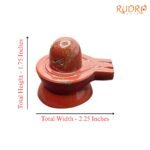 Red Jasper Gemstone Shivling 1.75 Inches / 118Grams 7 Red-Jasper-Gemstone-Shivling-1.75-Inches-118Grams-Rp-C.jpg
