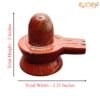 Red Jasper Gemstone Shivling 2 Inches / 127Grams 12 Red-Jasper-Gemstone-Shivling-2-Inches-127Grams-Rp-C.jpg