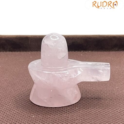Rose Quartz Shivling - 1.50 Inches - (45 Grams)