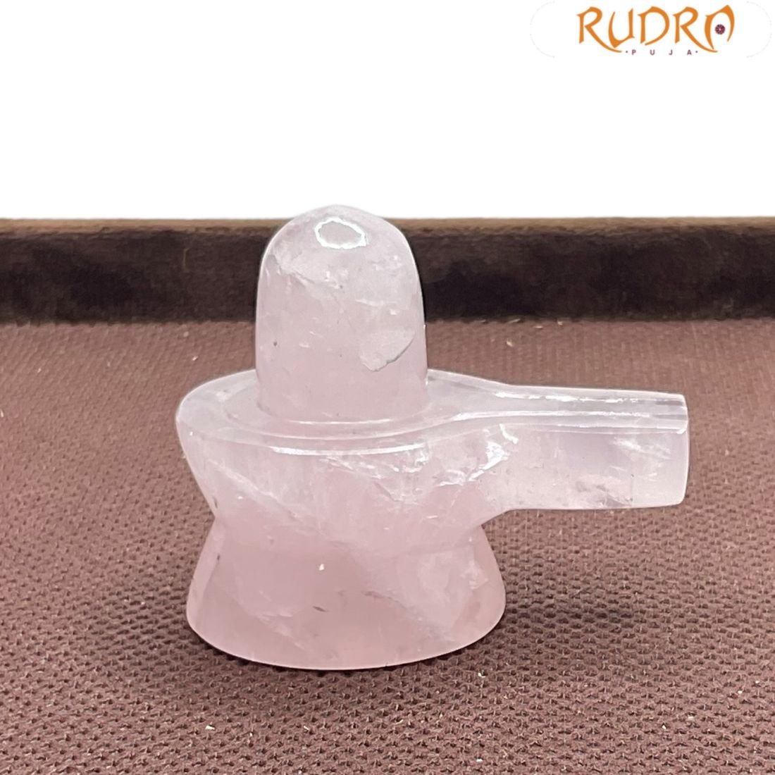Rose Quartz Shivling - 1.50 Inches - (45 Grams) 2 Rose Quartz Shivling - 1.50 Inches - (45 Grams)