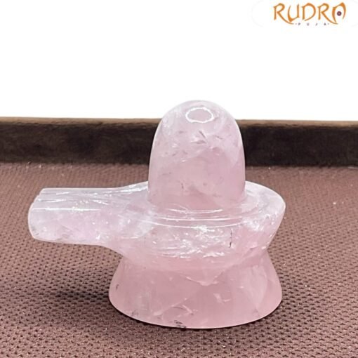 Rose Quartz Shivling - 1.50 Inches - (59 Grams)