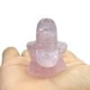 Rose Quartz Shivling - 1.75 Inches - (54 Grams)
