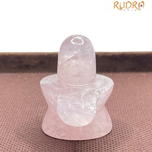 Rose Quartz Shivling - 1.75 Inches - (54 Grams)