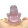 Rose Quartz Shivling - 1.75 Inches - (58 Grams) 29 Rose Quartz Shivling - 1.75 Inches - (58 Grams)