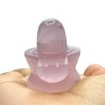 Rose Quartz Shivling - 1.75 Inches - (58 Grams)