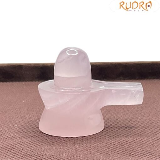 Rose Quartz Shivling - 1.75 Inches - (58 Grams)