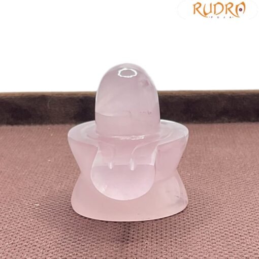Rose Quartz Shivling - 1.75 Inches - (58 Grams)