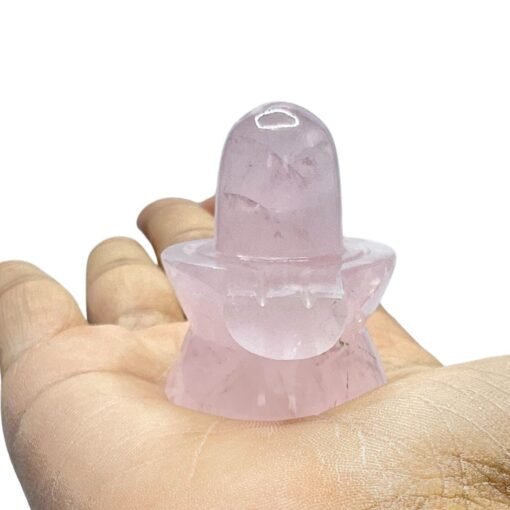 Rose Quartz Shivling -1.75 Inches - (65 Grams ) 32 Rose Quartz Shivling -1.75 Inches - (65 Grams )