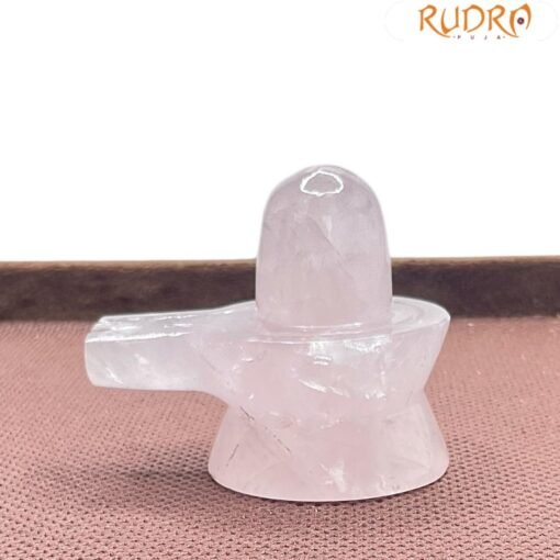 Rose Quartz Shivling -1.75 Inches - (65 Grams )