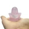 Rose Quartz Shivling -1.75 Inches - (78 Grams )