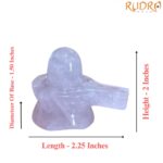 Rose Quartz Shivling - 107 Grams - (2 Inches)