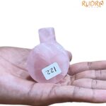 Rose Quartz Shivling - 2 Inches - (122 Grams)