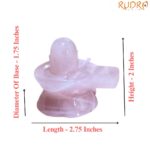 Rose Quartz Shivling - 2 Inches - (122 Grams)
