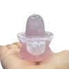 Rose Quartz Shivling - 2 Inches - (130 Grams) 30 Rose Quartz Shivling - 2 Inches - (130 Grams)