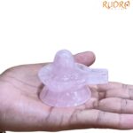 Rose Quartz Shivling - 2 Inches - (140 Grams)