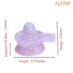 Rose Quartz Shivling - 2 Inches - (140 Grams)