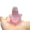 Rose Quartz Shivling - 2 Inches - (87 Grams) 29 Rose Quartz Shivling - 2 Inches - (87 Grams)