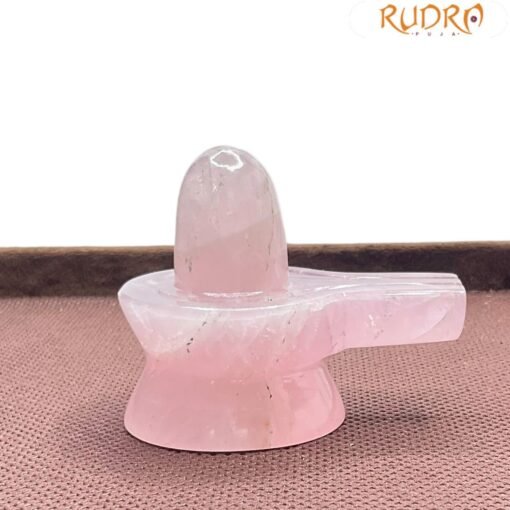 Rose Quartz Shivling - 2 Inches - (87 Grams)
