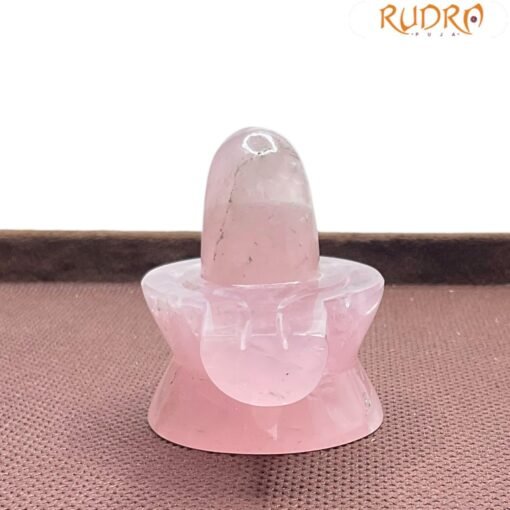 Rose Quartz Shivling - 2 Inches - (87 Grams)