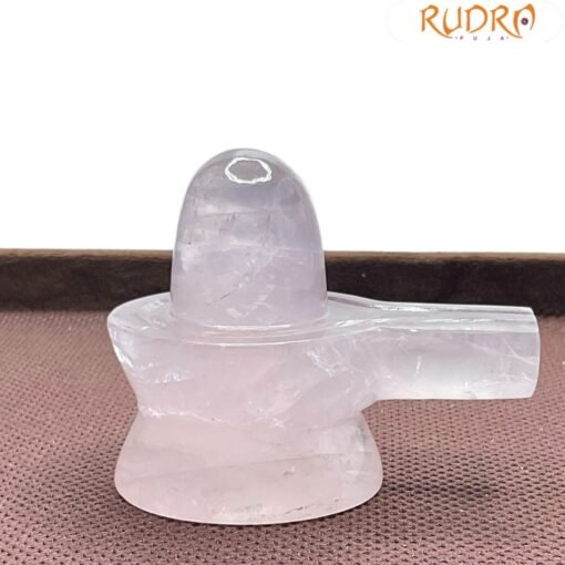 Rose Quartz Shivling -2 Inches - ( 90 Grams)