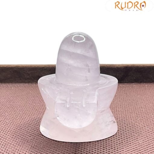 Rose Quartz Shivling -2 Inches - ( 90 Grams)