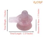 Rose Quartz Shivling - 2 Inches - (95 Grams)
