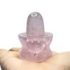 Rose Quartz Shivling - 2 Inches - (98 Grams) 9 Rose Quartz Shivling - 2 Inches - (98 Grams)