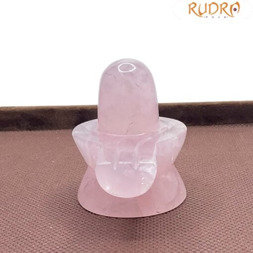 Rose Quartz Shivling - 2.25 Inches - (125Grams)