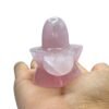 Rose Quartz Shivling - 2.25 Inches - (135 Grams) 9 Rose Quartz Shivling - 2.25 Inches - (135 Grams)