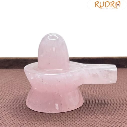 Rose Quartz Shivling - 2.25 Inches - (135 Grams)