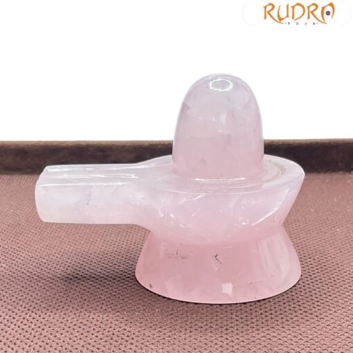 Rose Quartz Shivling - 2.25 Inches - (135 Grams)