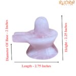 Rose Quartz Shivling - 2.25 Inches - (173 Grams)