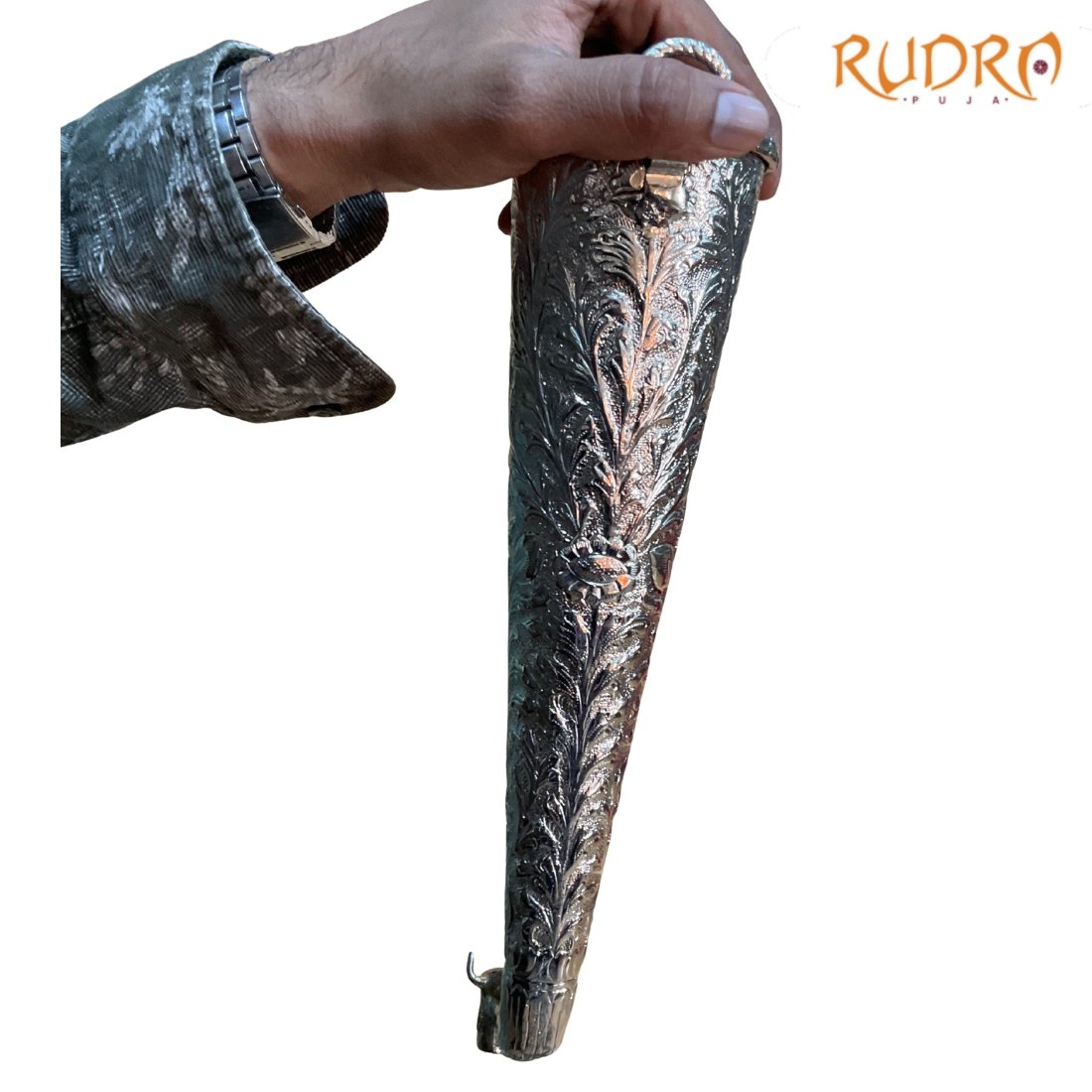 Large Abhishekam In German Silver - 527 Grams ( 14 Inches ) 4 Abhishekam-In-German-Silver-527-Grams-14-Inches-Bp-C.jpg