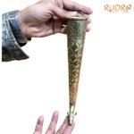 Brass Abhishekam - 212 Grams ( 9.5 Inches ) 9 Brass-Abhishekam-212-Grams-9.5-Inches-.Jpg