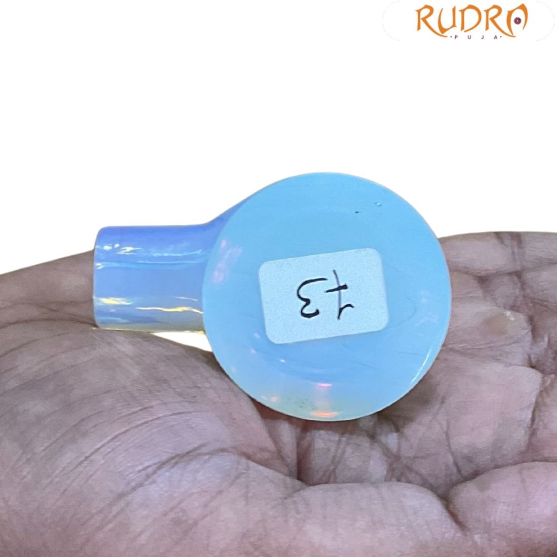 Opal Sphatik Shivling - ( 1.75 Inches ) - 73 Gram 4 Opal Sphatik Shivling - ( 1.75 Inches ) - 73 Gram