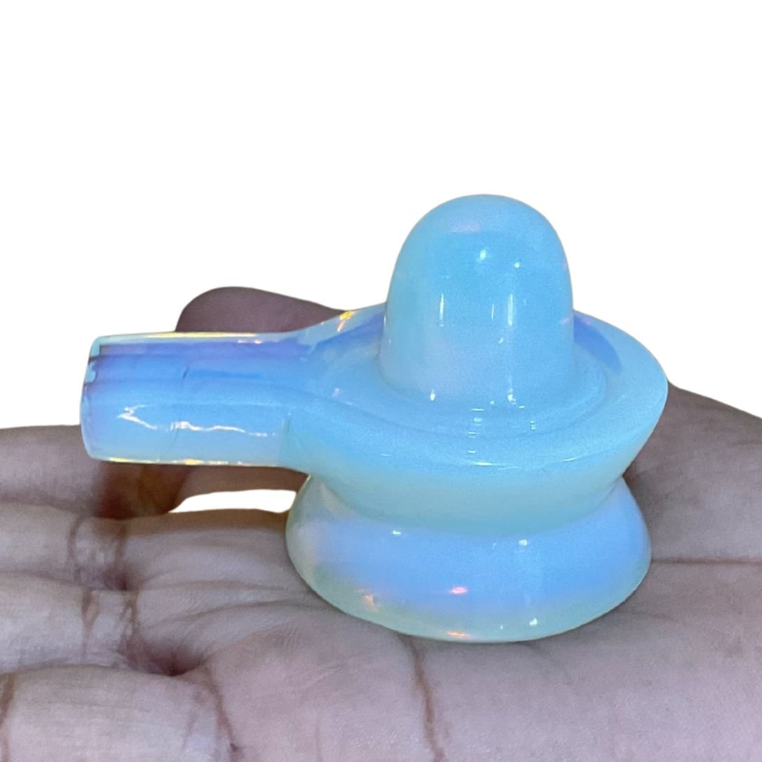 Opal Sphatik Shivling - ( 1.75 Inches ) - 88 Gram 1 Opal Sphatik Shivling - ( 1.75 Inches ) - 88 Gram
