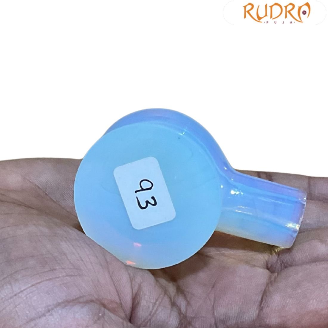 Opal Sphatik Shivling - ( 1.75 Inches ) - 93 Gram 4 Opal Sphatik Shivling - ( 1.75 Inches ) - 93 Gram