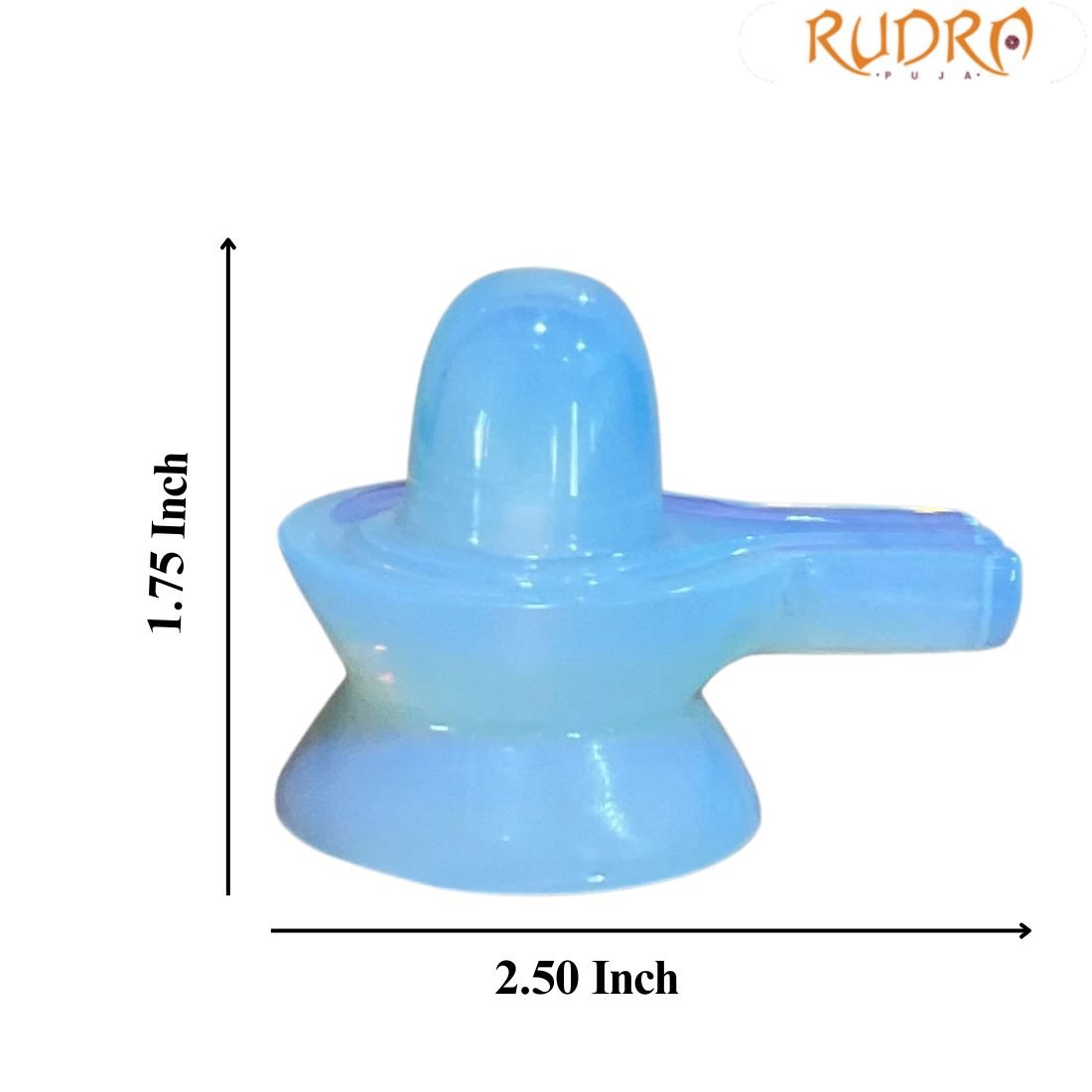 Opal Sphatik Shivling - ( 1.75 Inches ) - 93 Gram 3 Opal Sphatik Shivling - ( 1.75 Inches ) - 93 Gram
