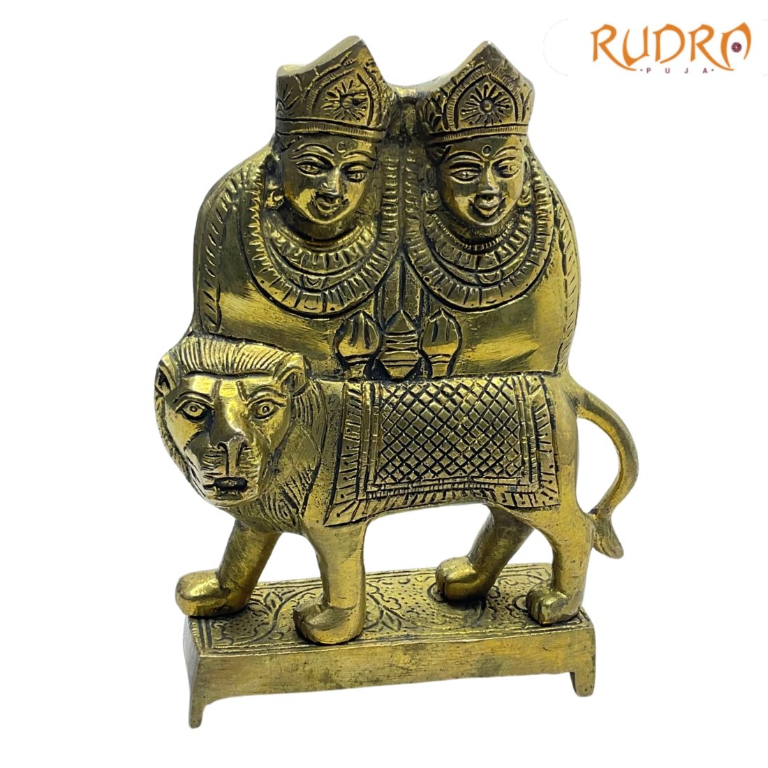 Rudrapuja Chamunda Devi Brass Idol 6.5 Inches ( 1455 Grams ) 1 Chamunda Devi Brass Idol Image