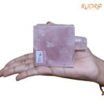 Crystal Lingam With Square Rose Quartz Base - 351 Grams 7 Crystal-Lingam-With-Square-Rose-Quartz-Base-351-Grams