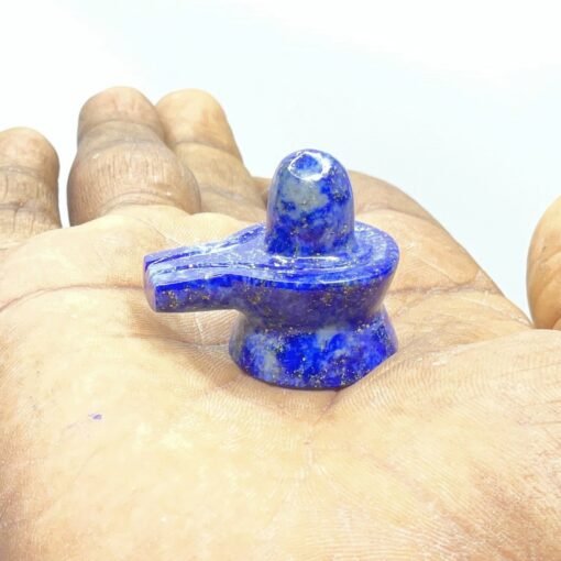 Lapis Lazuli Shivling - 1 Inches - (19 Grams) - (Rudrapuja)