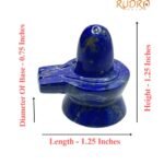 Lapis Lazuli Shivling - 1.25 Inches - (19 Grams)