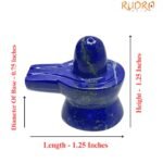 Lapis Lazuli Shivling - 1.25 Inches - (21 Grams)