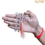 Natural Sphatik (Crystal Quartz) Mala 10 MM