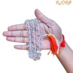 Natural Sphatik Simple Mala - (12 MM)