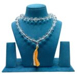 Natural Sphatik Simple Mala - (15 MM)