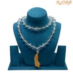 Natural Sphatik Simple Mala - (15 MM)