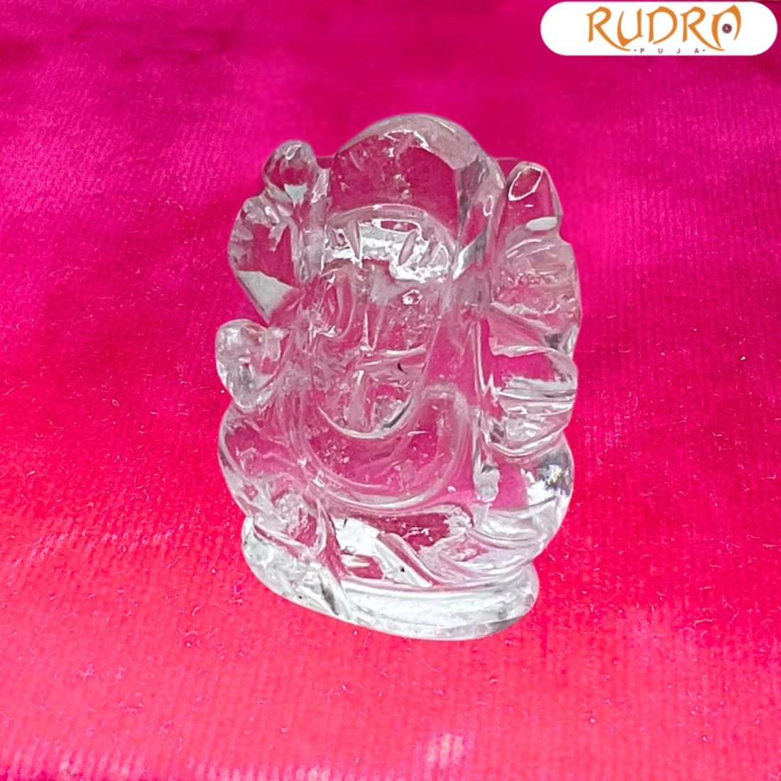 Sphatik ganesh - 1.25 Inches (15 gms)