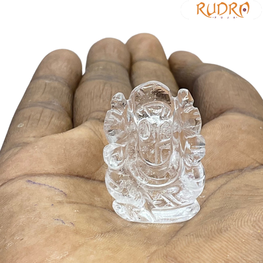 Sphatik ganesh - 1.25 Inches (15 gms)
